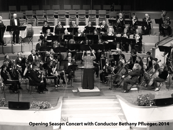 Bethany Pflueger Conducting PCO Opening Season Concert, 2014