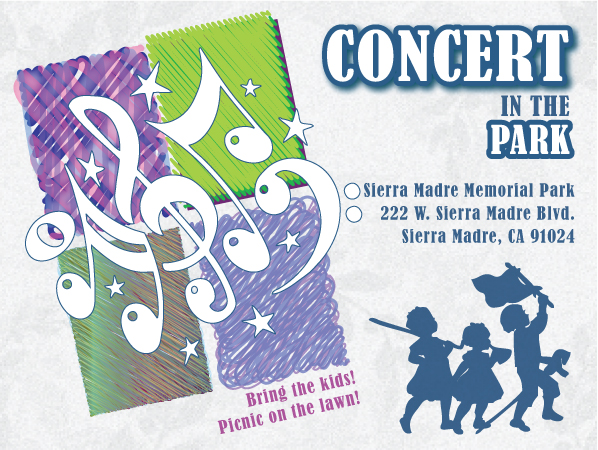 Free Classical Concert in the Park with the Pasadena Community Orchestra, June 2017