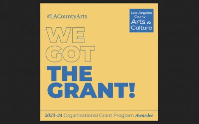 PCO awarded grant from LA County Arts & Culture